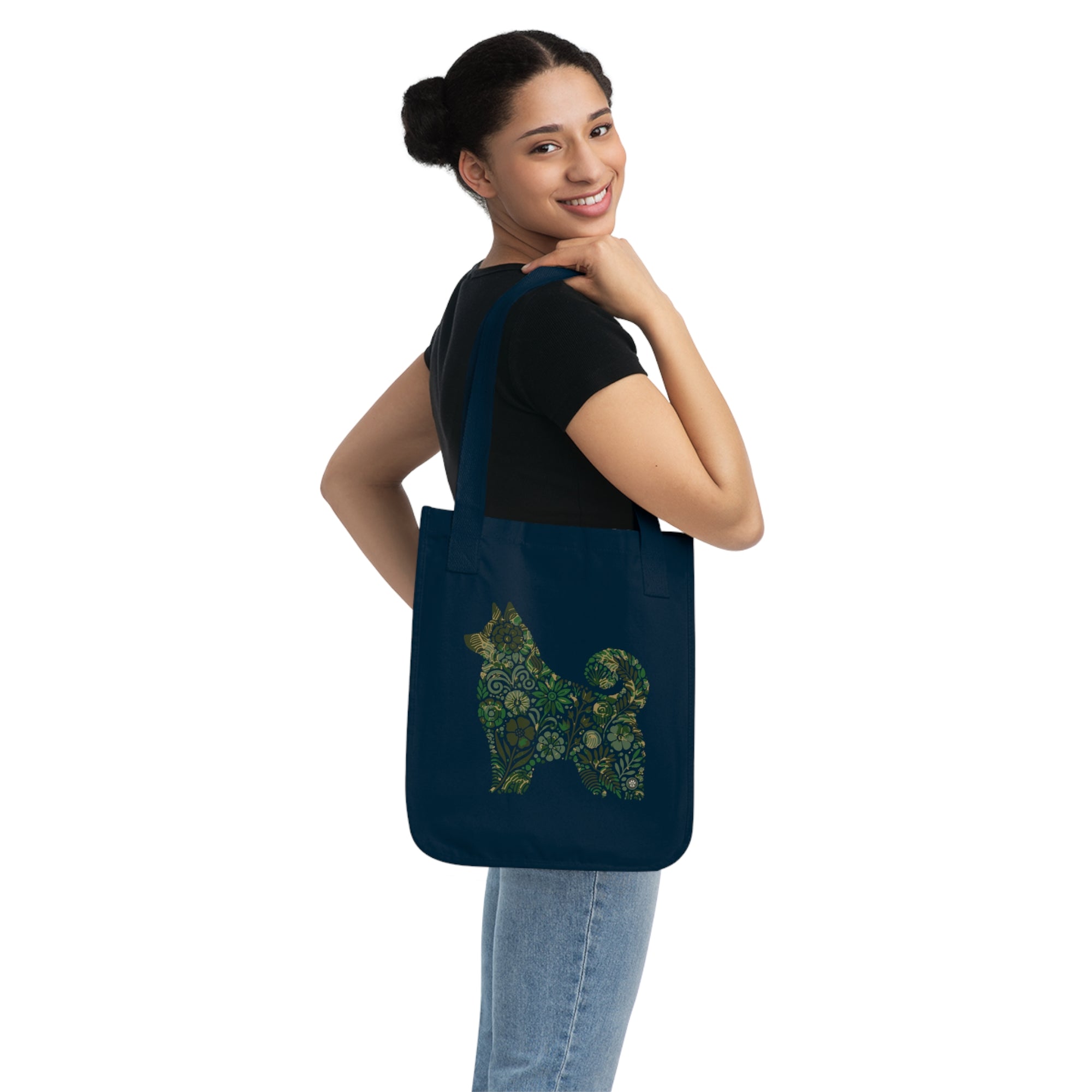 Wagnificent: Organic Market Tote (Navy)