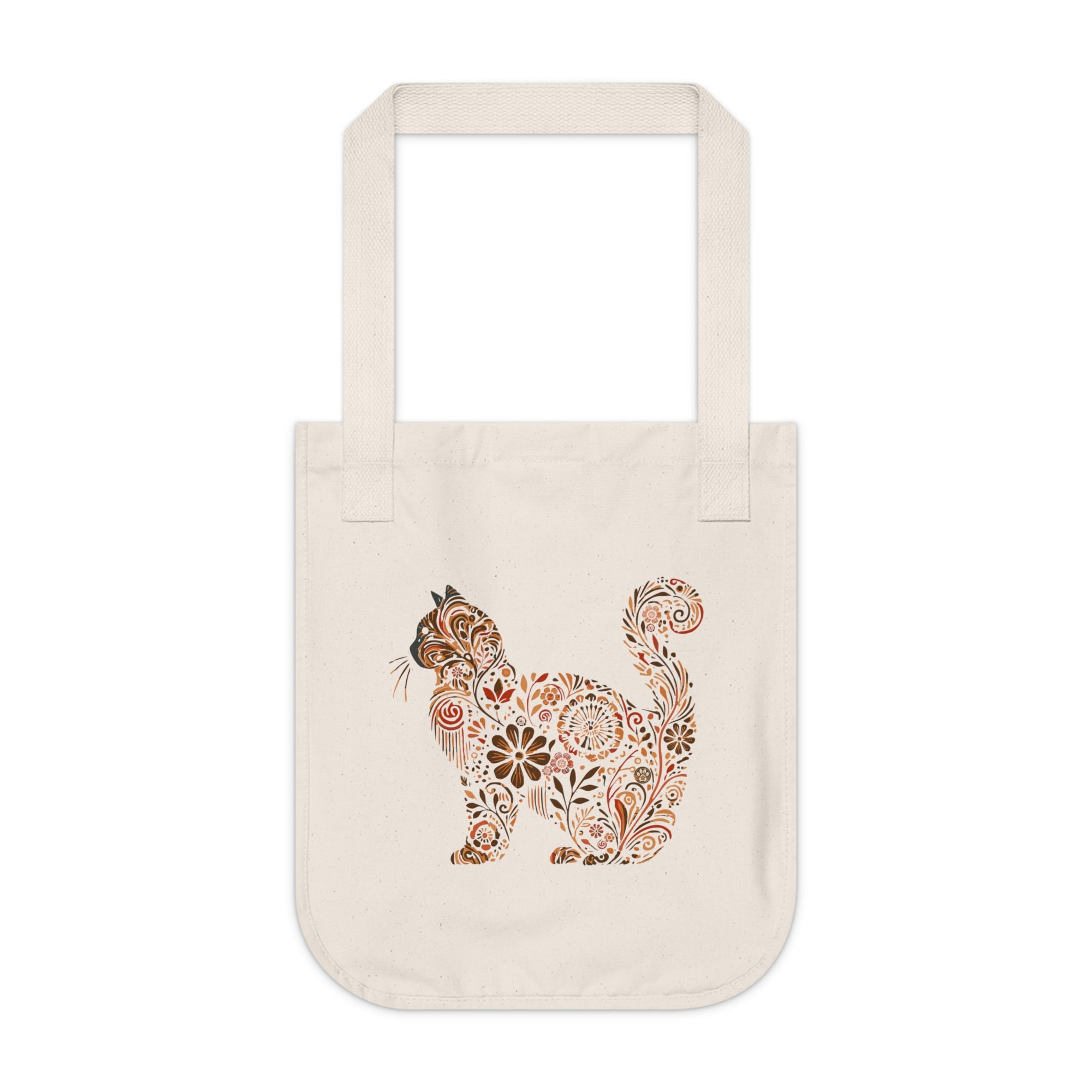 Catflix &amp; Chill: Organic Market Tote (Natural)