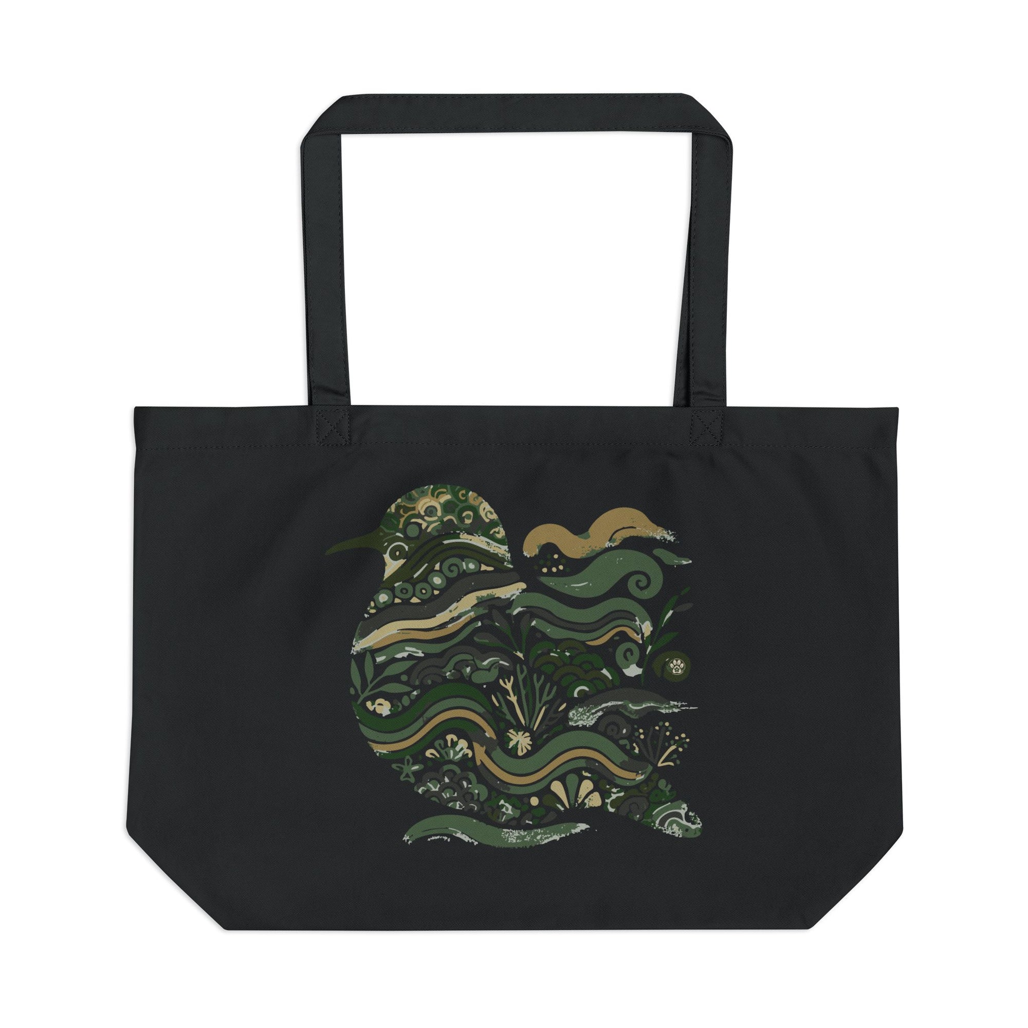 Featherweather: Large Organic Tote (Black)