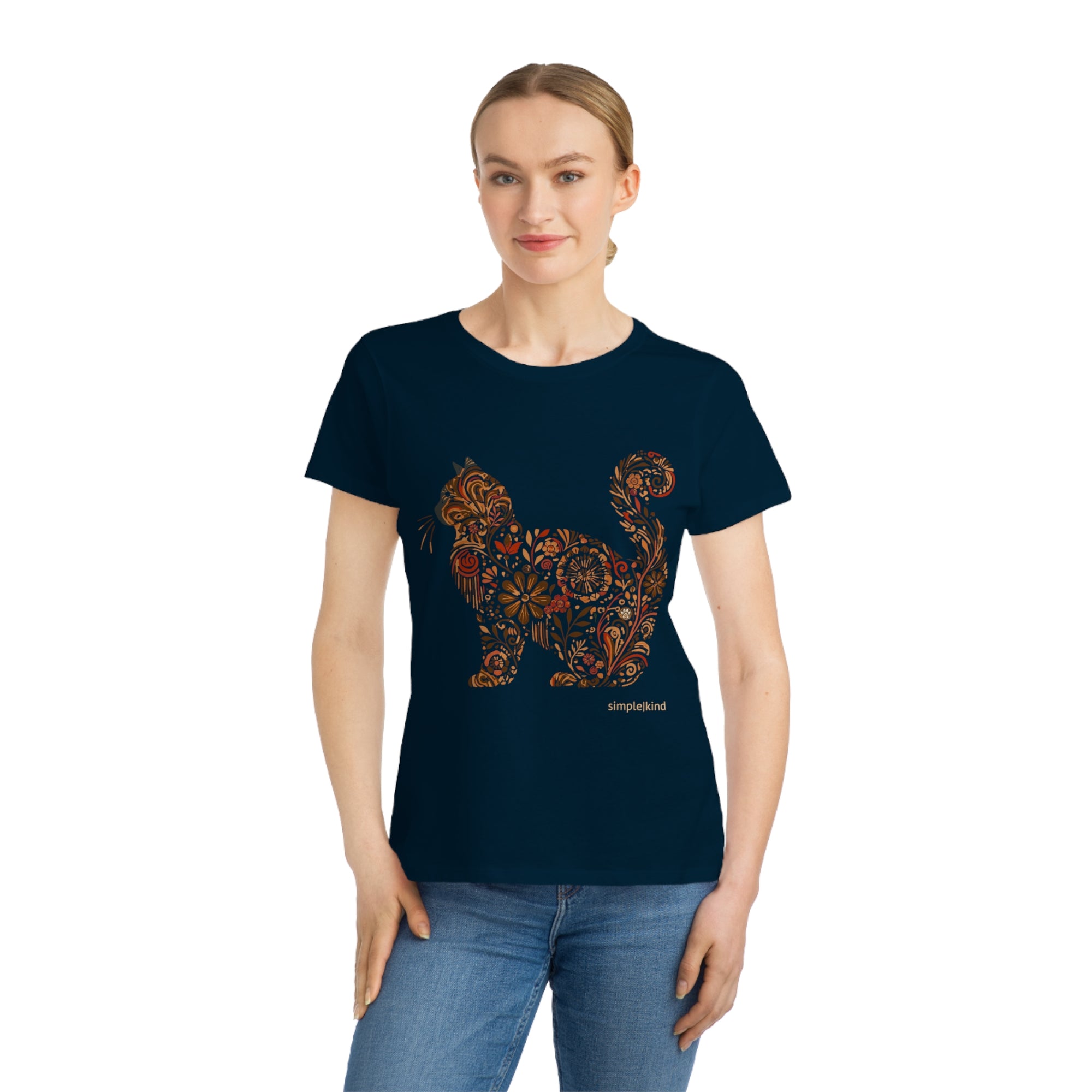 Catflix &amp; Chill: Organic Cotton Women&#39;s Tee