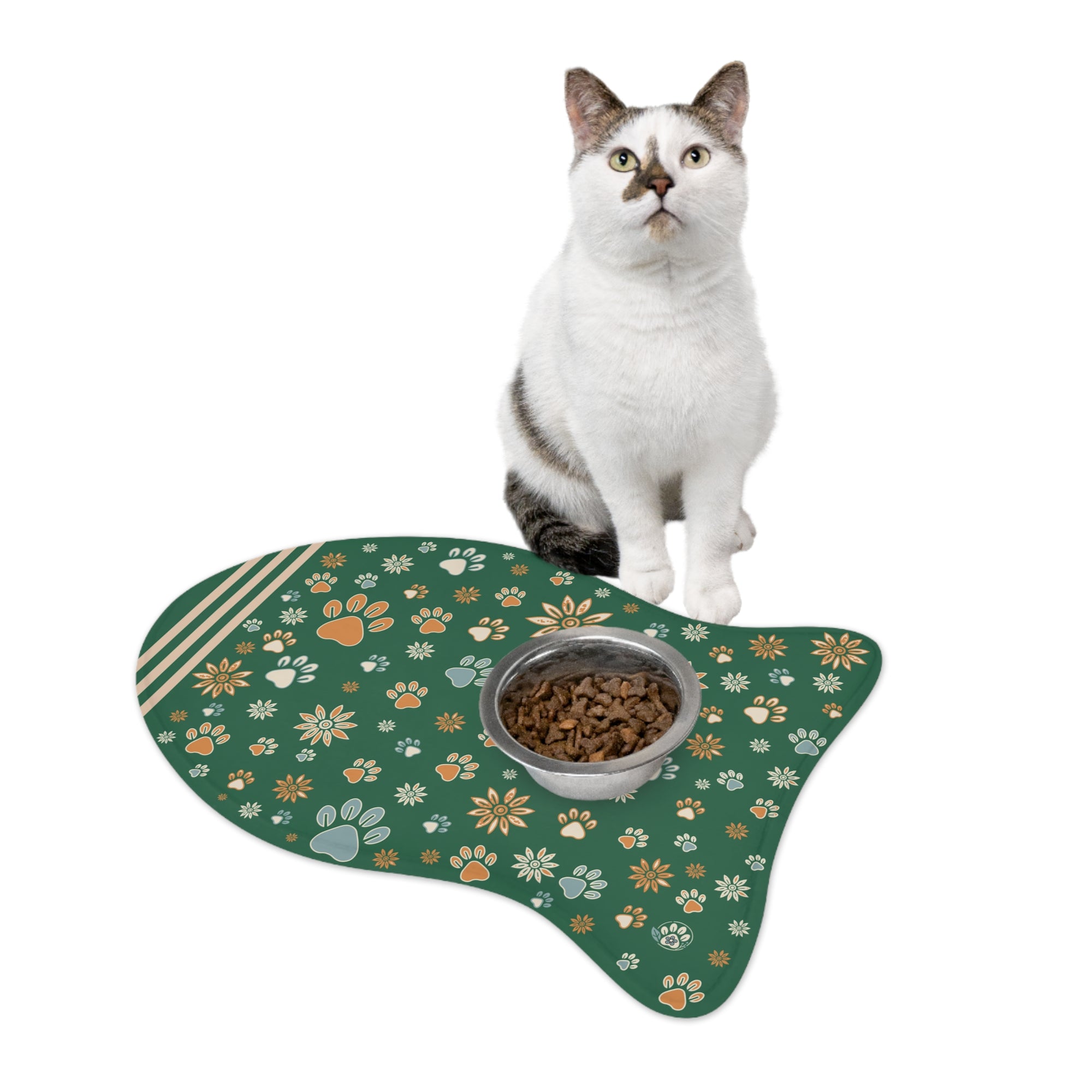 Wildbloom Walk: Fish / Bone Pet Feeding (or napping) Mat