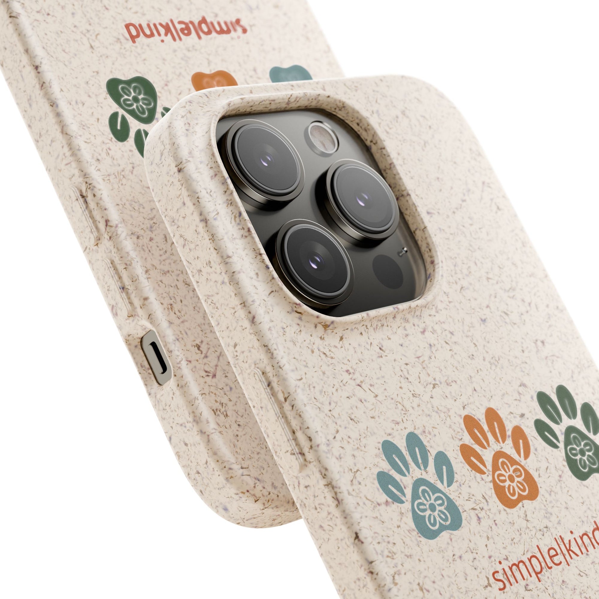 Simple Paws: Biodegradable iPhone Case