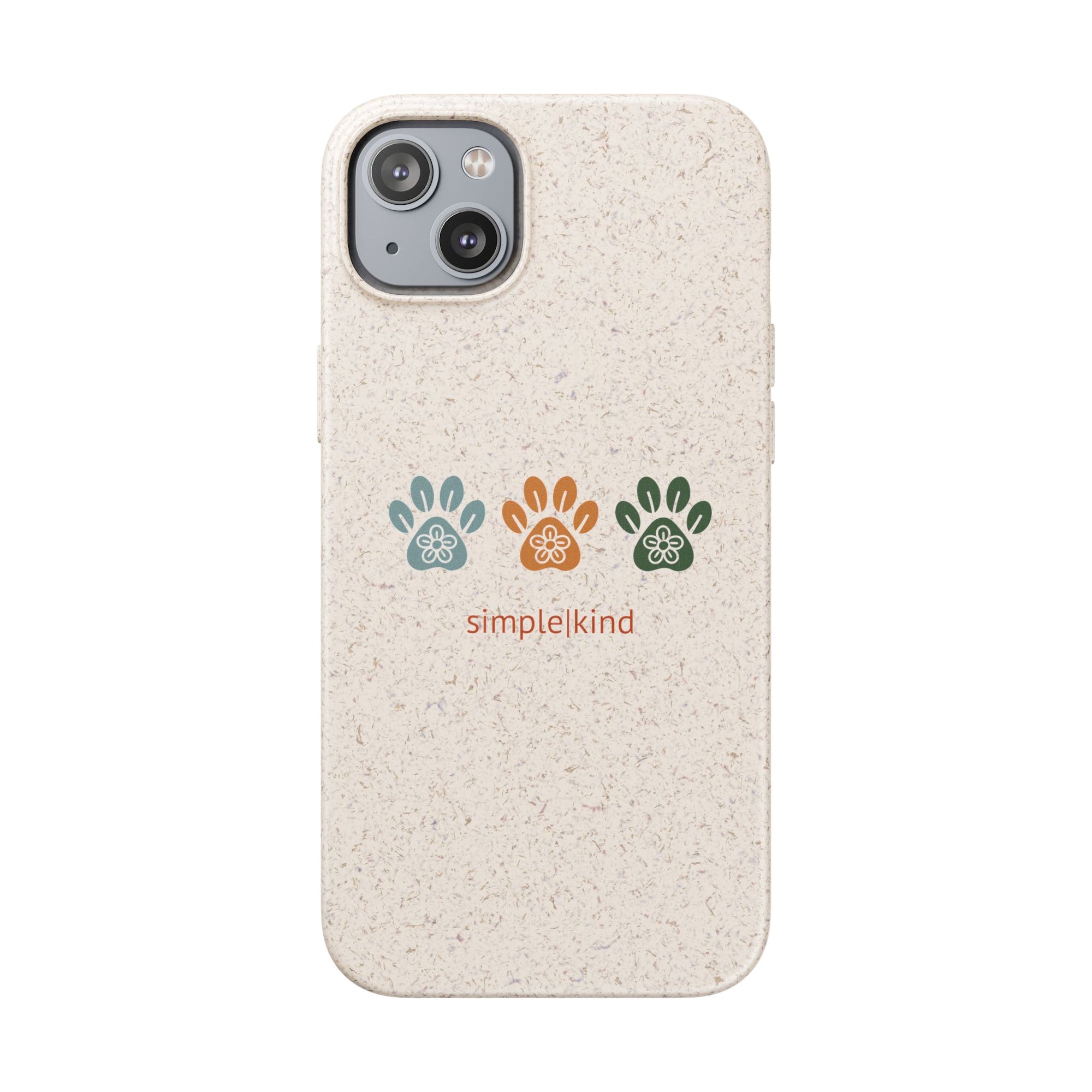 Simple Paws: Biodegradable iPhone Case
