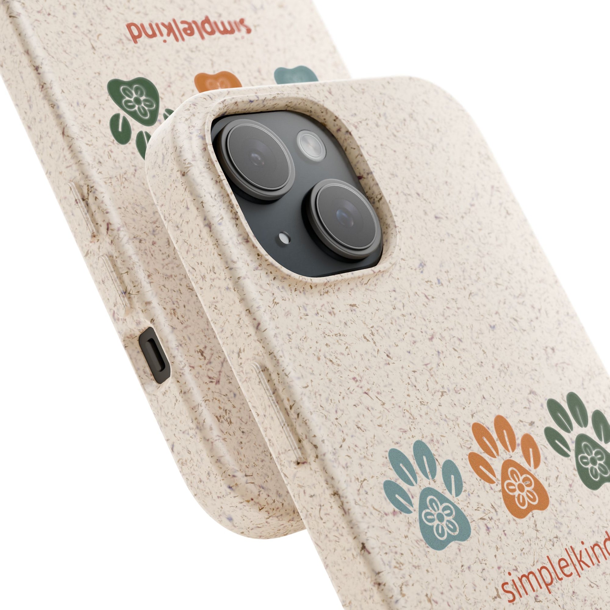 Simple Paws: Biodegradable iPhone Case