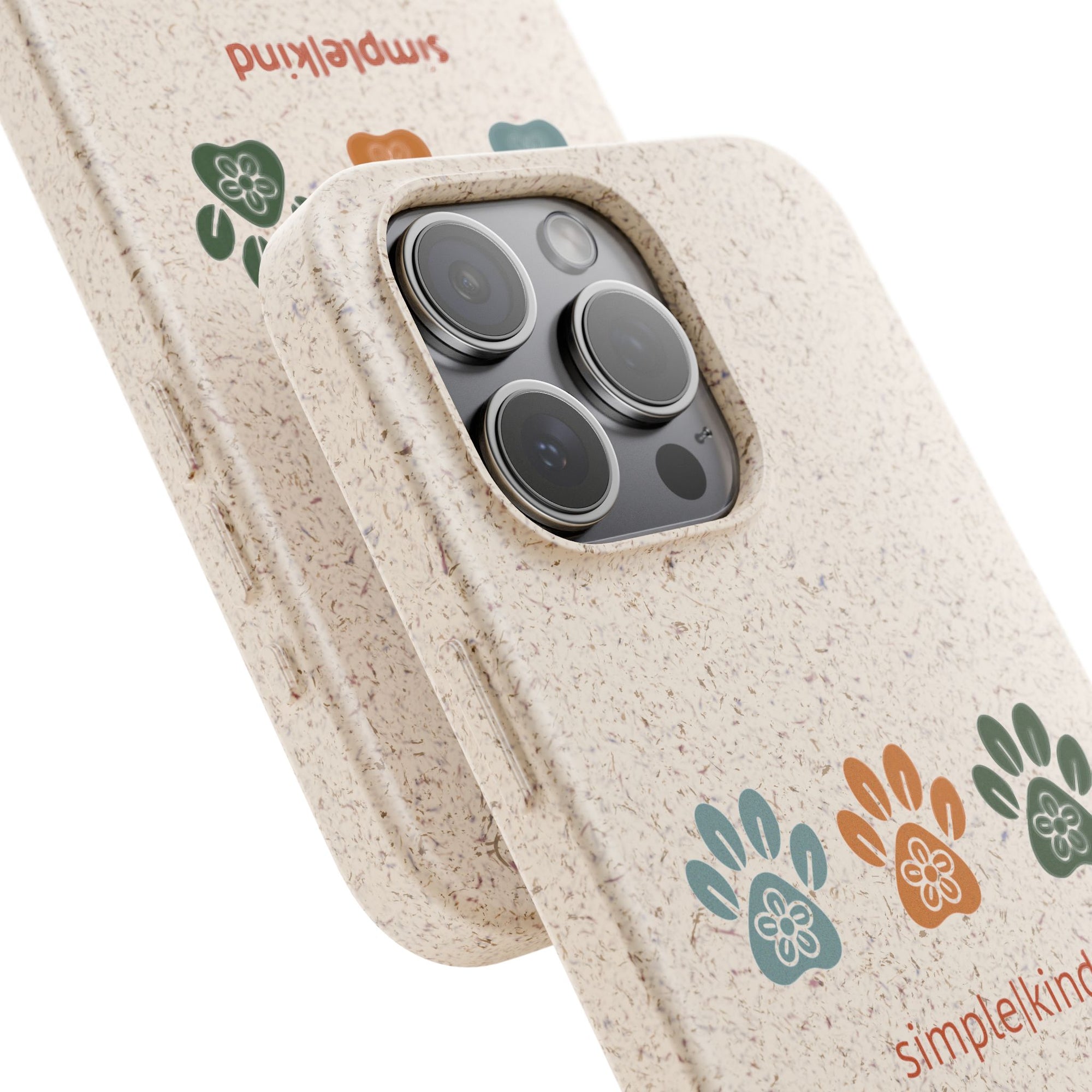 Simple Paws: Biodegradable iPhone Case