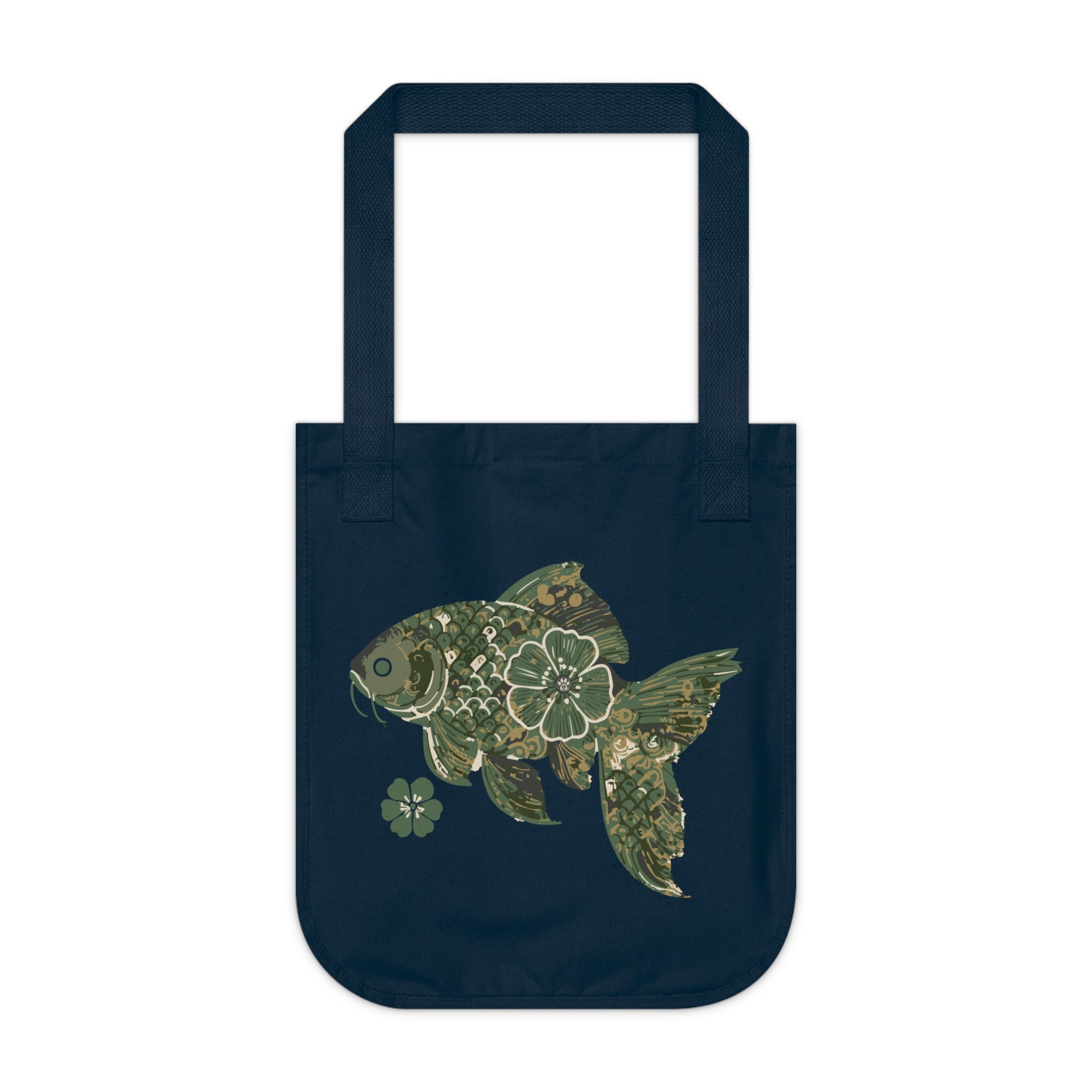 Fishionista: Organic Market Tote (Navy)