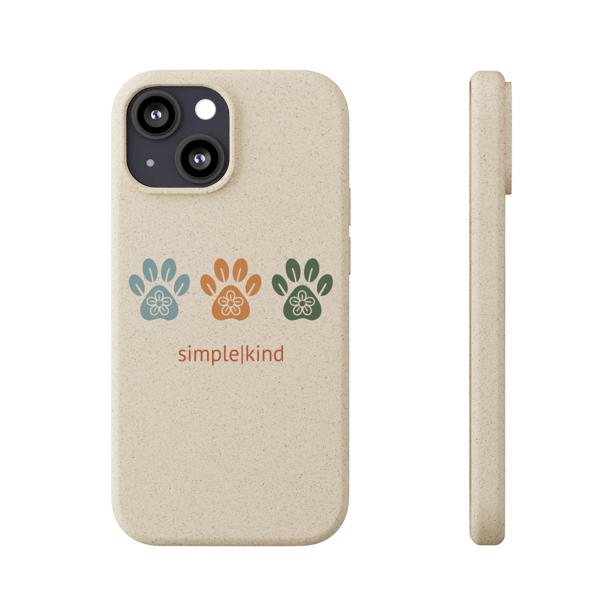Simple Paws: Biodegradable iPhone Case