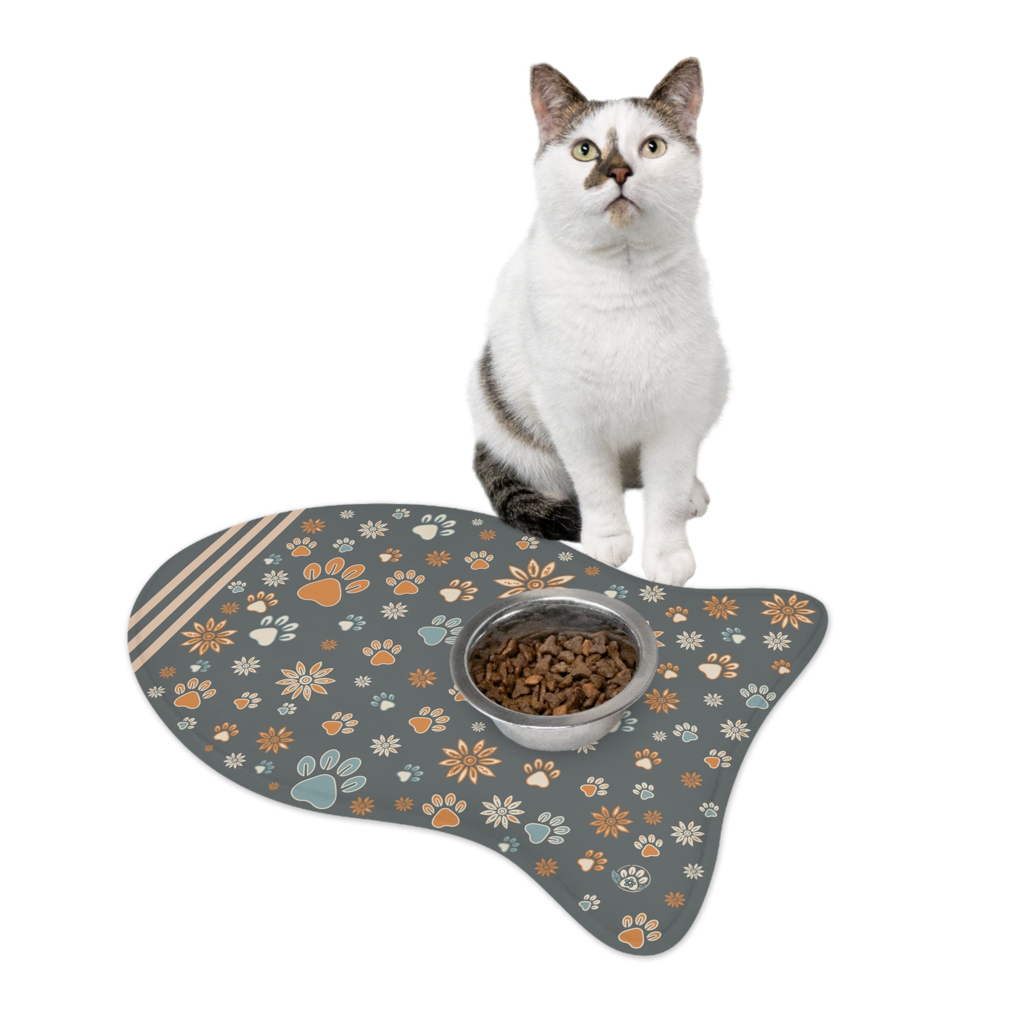 Wildbloom Walk: Fish / Bone Pet Feeding (or napping) Mat