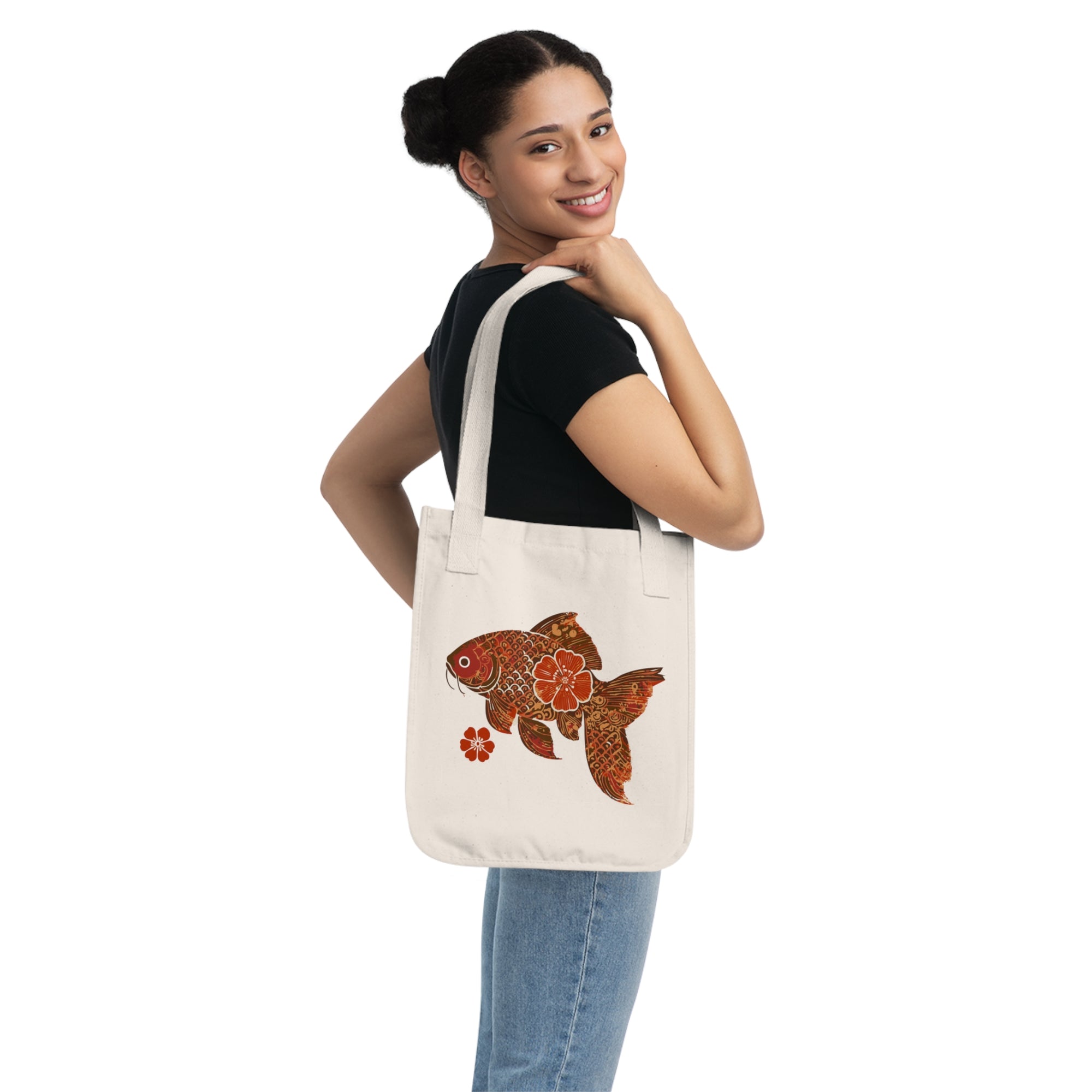 Fishionista: Organic Market Tote (Natural)