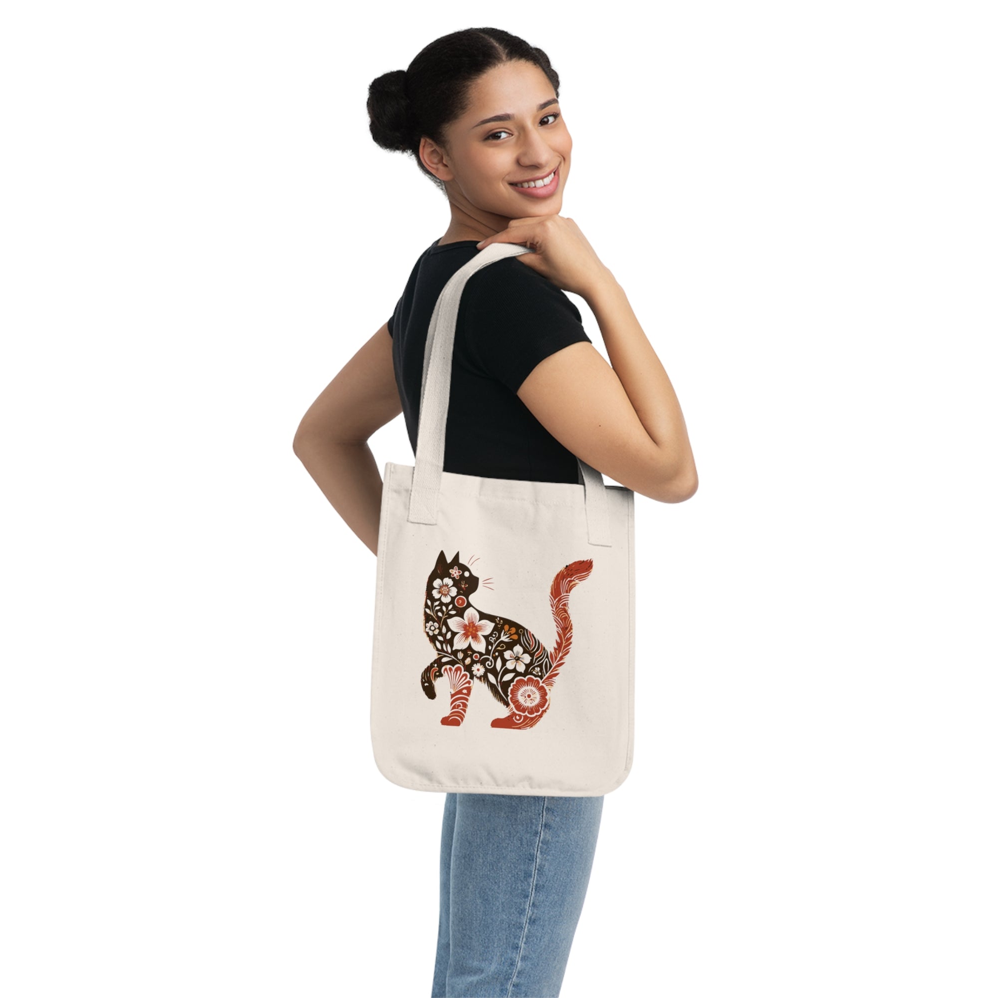 Purrfect: Organic Market Tote (Natural)