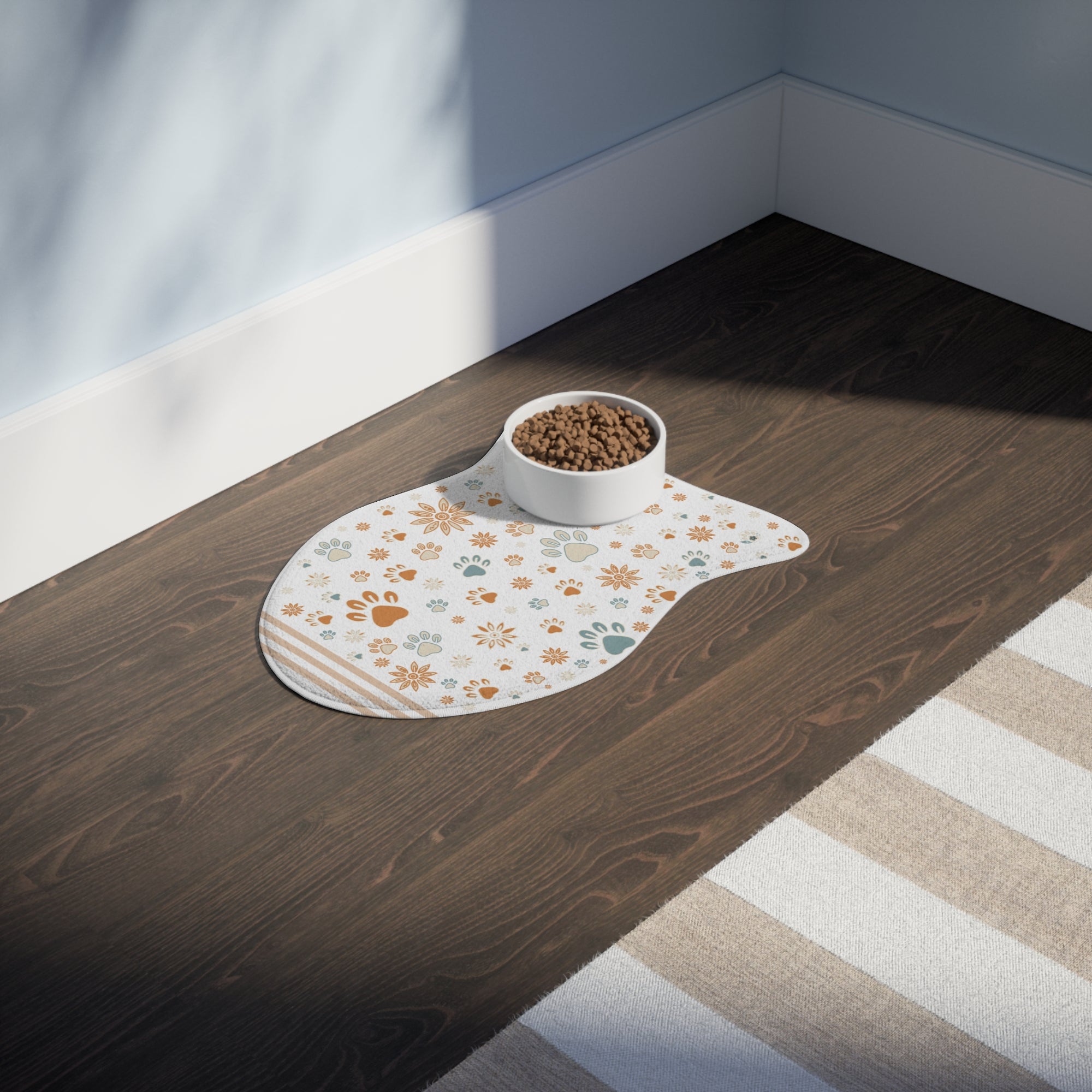 Wildbloom Walk: Fish / Bone Pet Feeding (or napping) Mat
