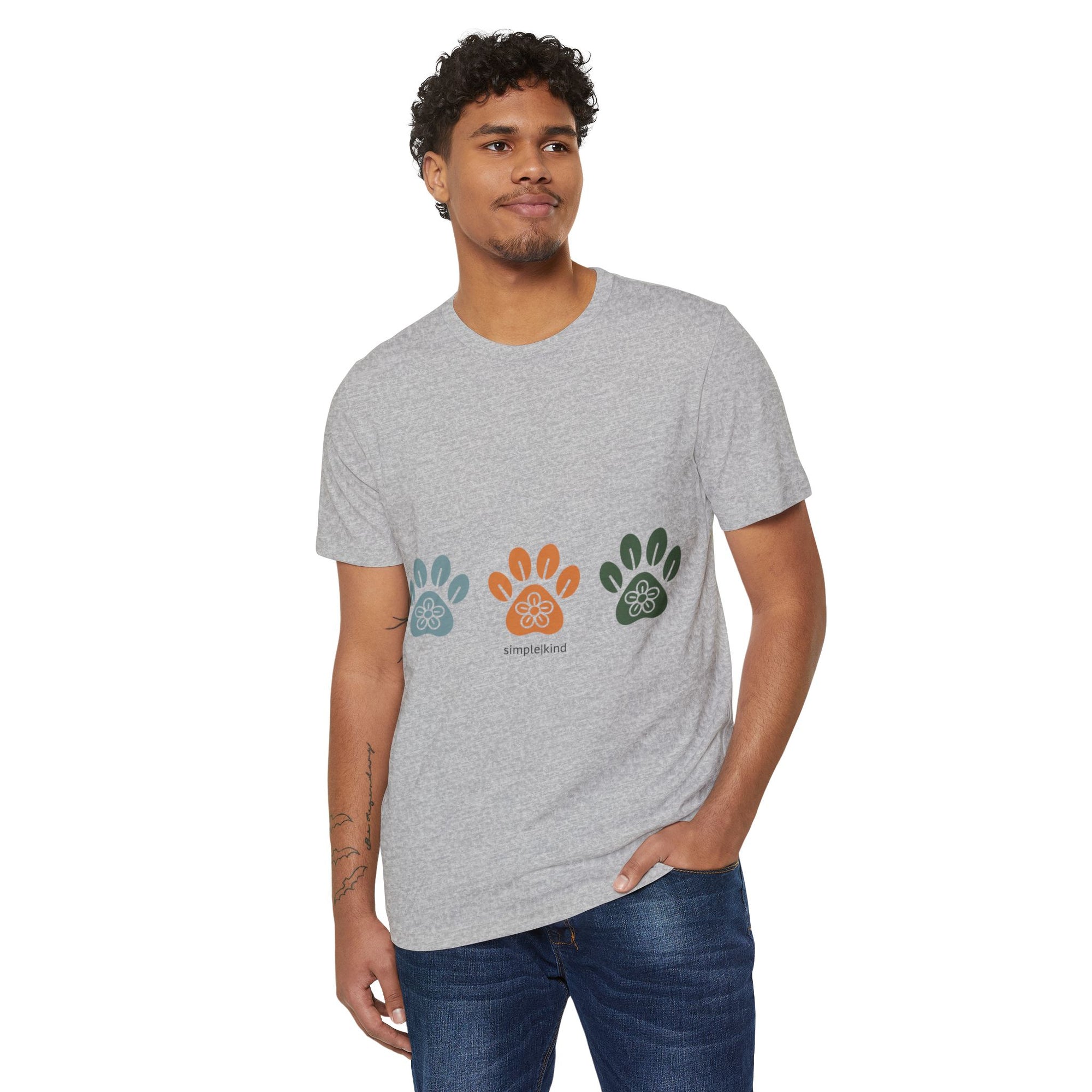 Simple Paws: Organic+Recycled Unisex Eco-Tee