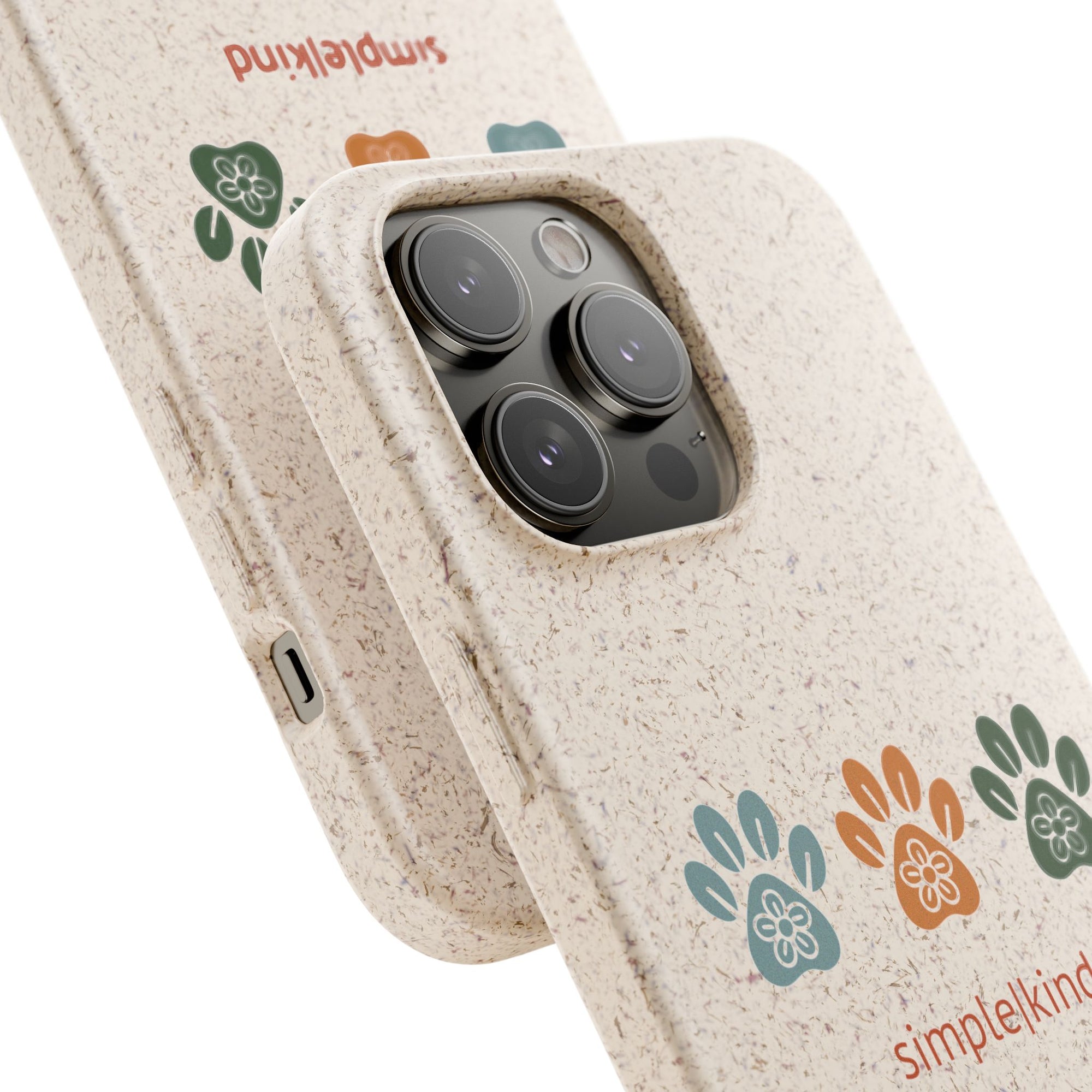 Simple Paws: Biodegradable iPhone Case