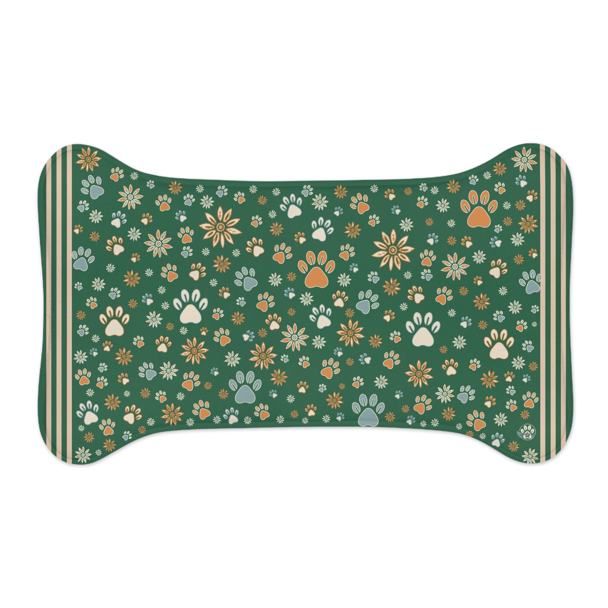Wildbloom Walk: Fish / Bone Pet Feeding (or napping) Mat