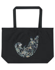Drift and Let Drift: Large Organic Tote (Black)