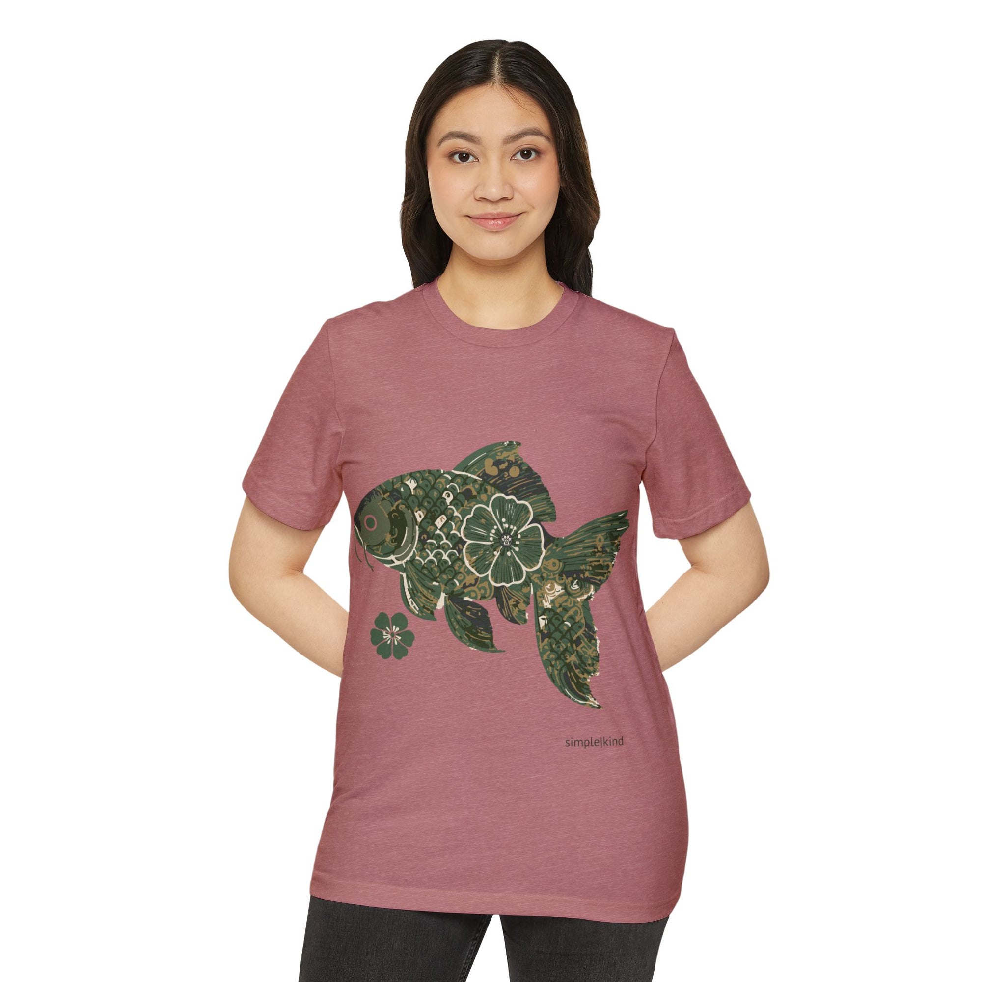 Fishionista: Organic+Recycled Unisex Eco-Tee