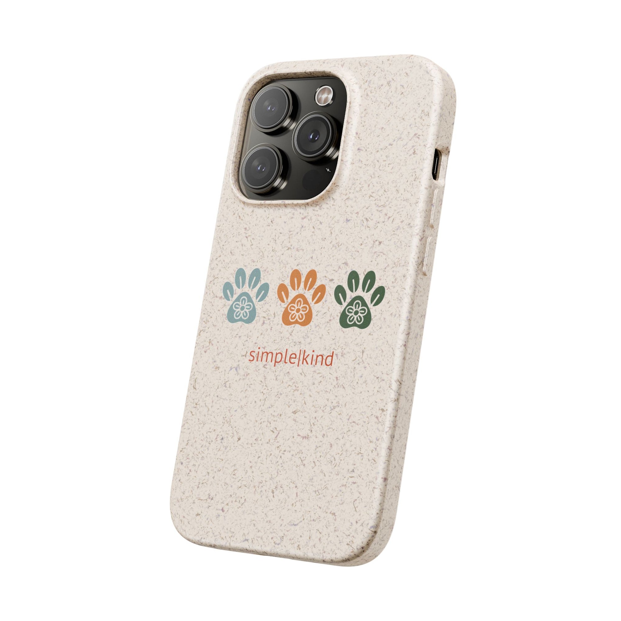 Simple Paws: Biodegradable iPhone Case