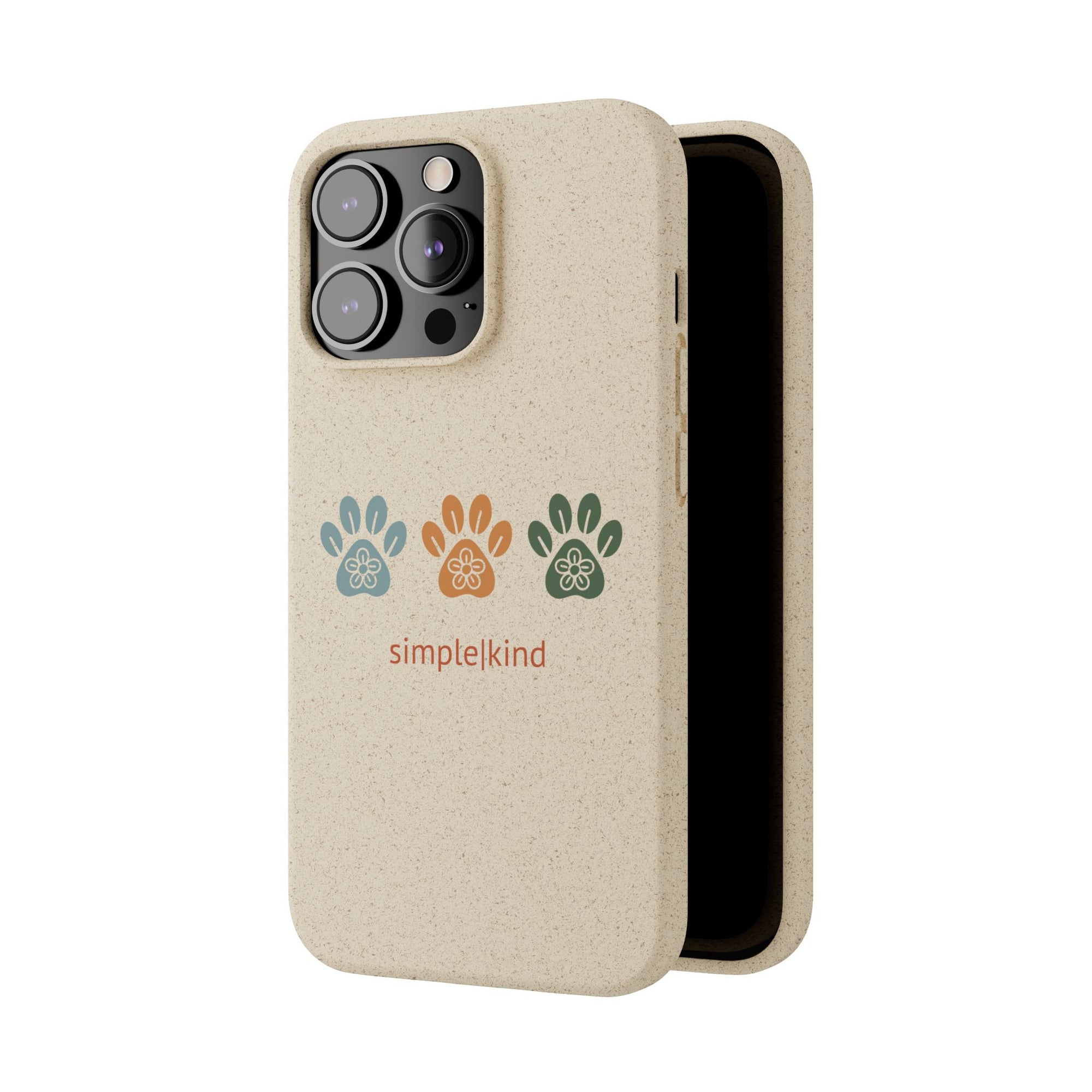 Simple Paws: Biodegradable iPhone Case