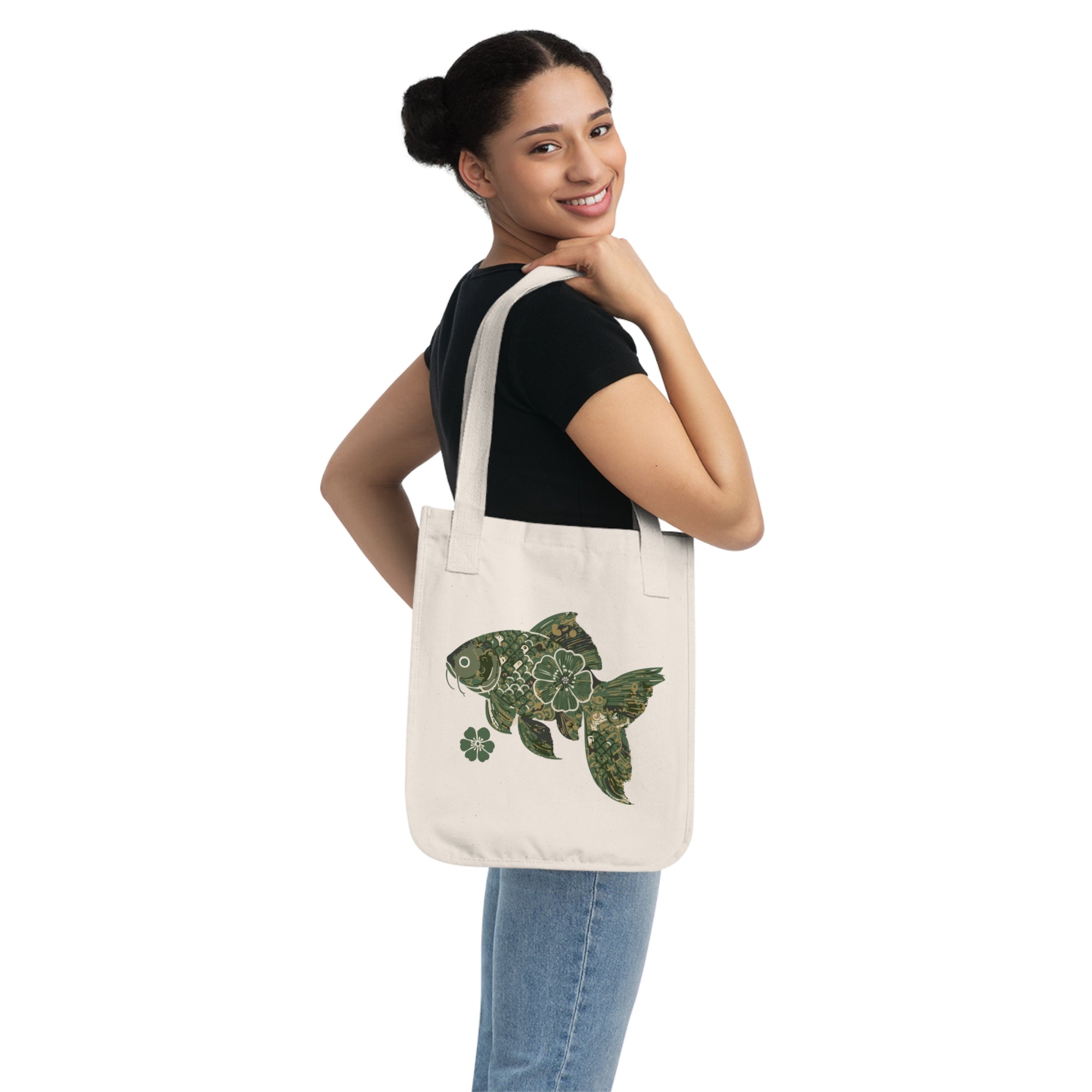 Fishionista: Organic Market Tote (Natural)
