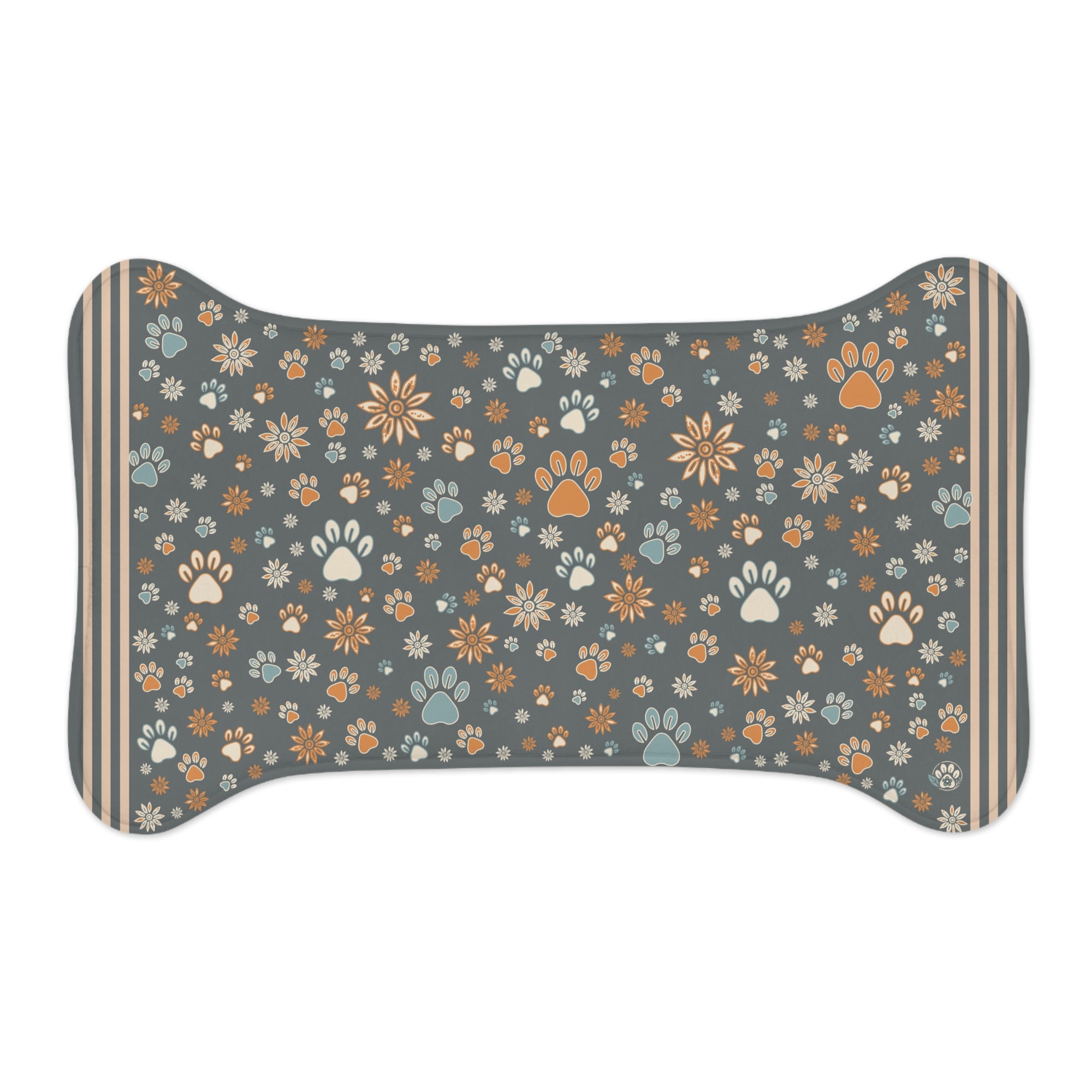 Wildbloom Walk: Fish / Bone Pet Feeding (or napping) Mat