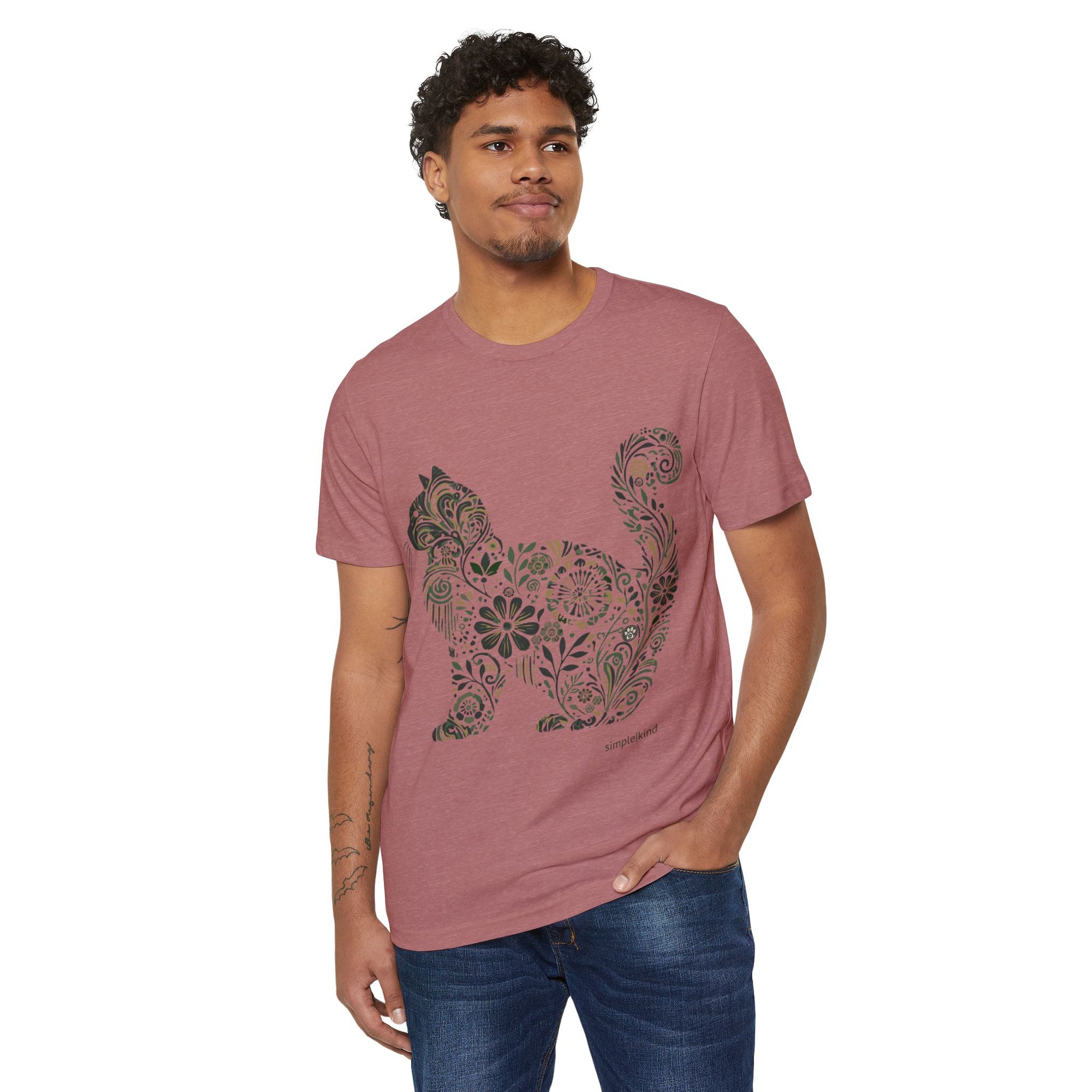 Catflix &amp; Chill: Organic+Recycled Unisex Eco-Tee