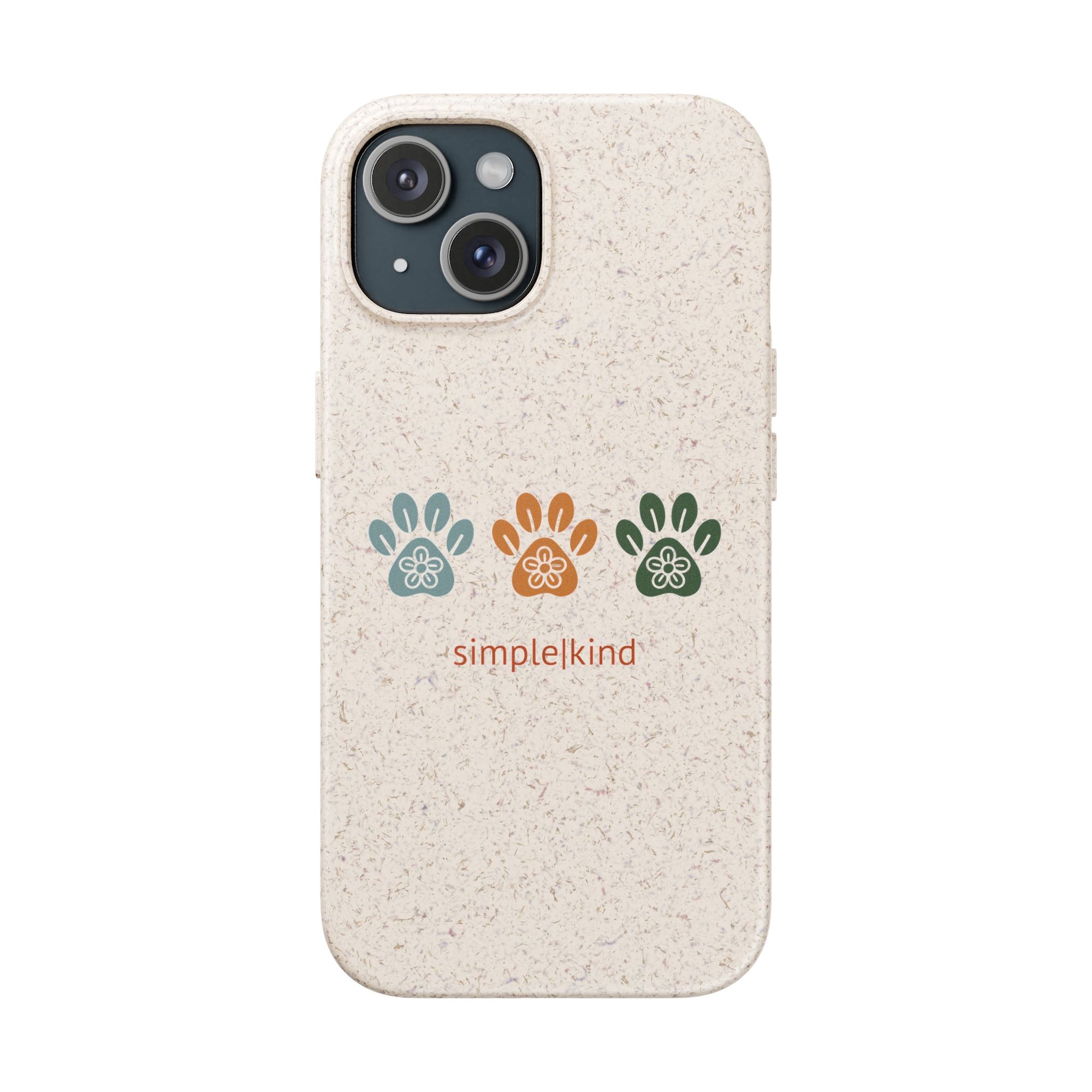 Simple Paws: Biodegradable iPhone Case