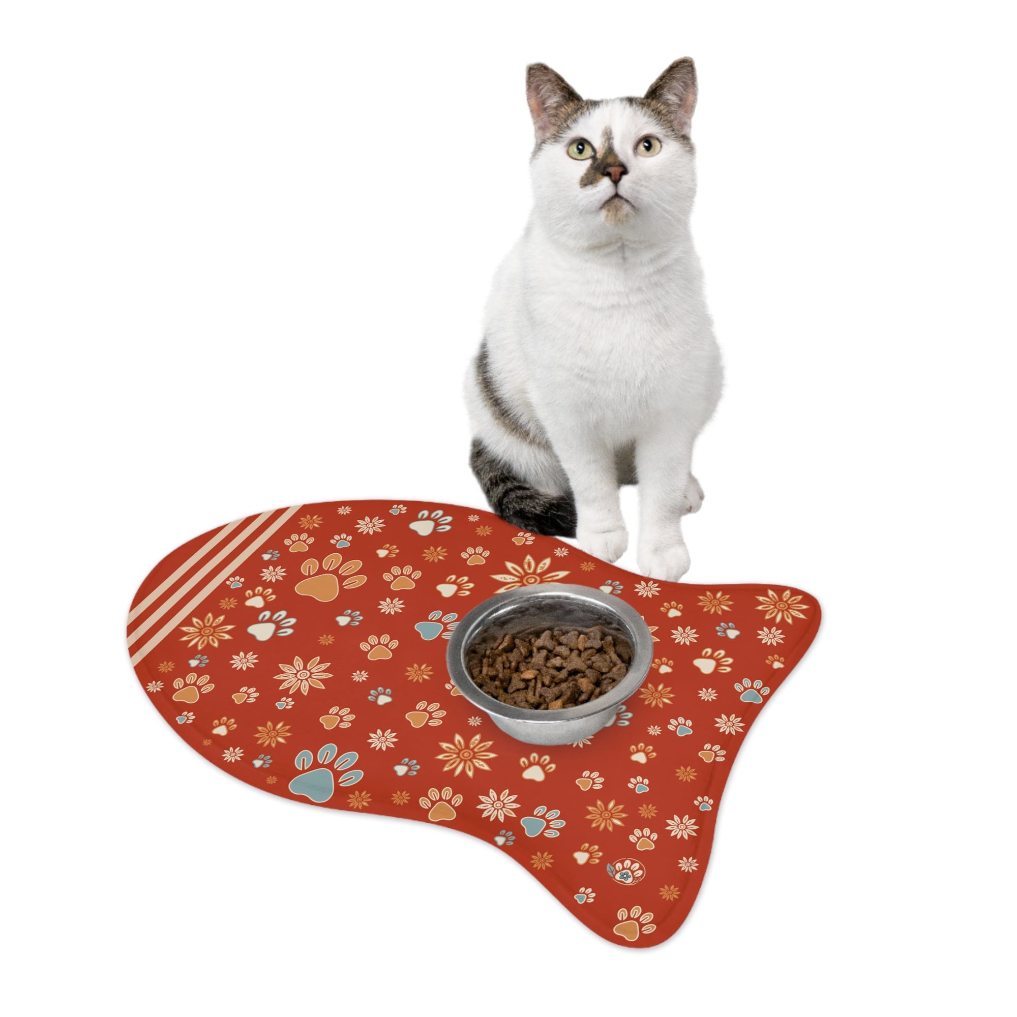 Wildbloom Walk: Fish / Bone Pet Feeding (or napping) Mat