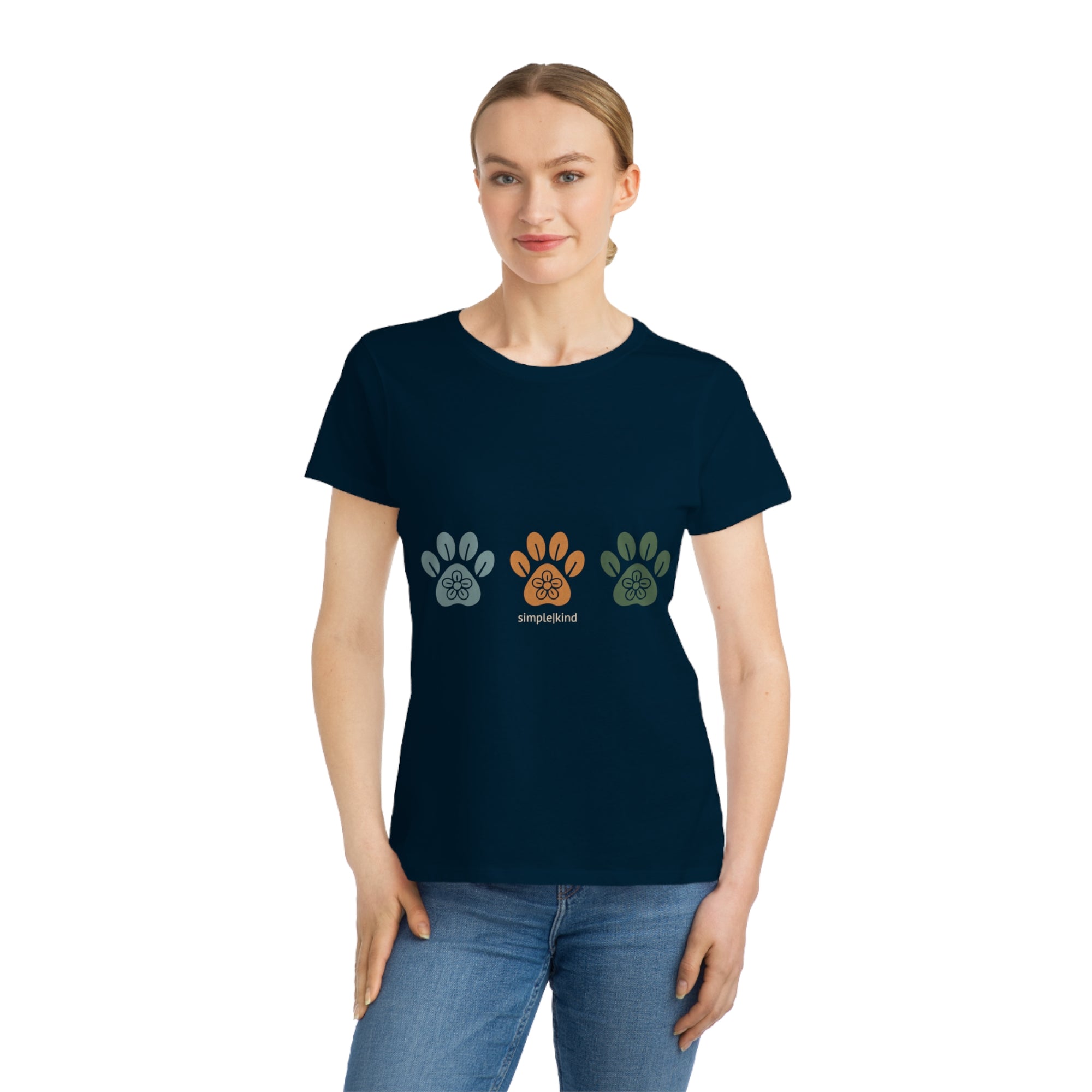Simple Paws: Organic Cotton Women&#39;s Tee