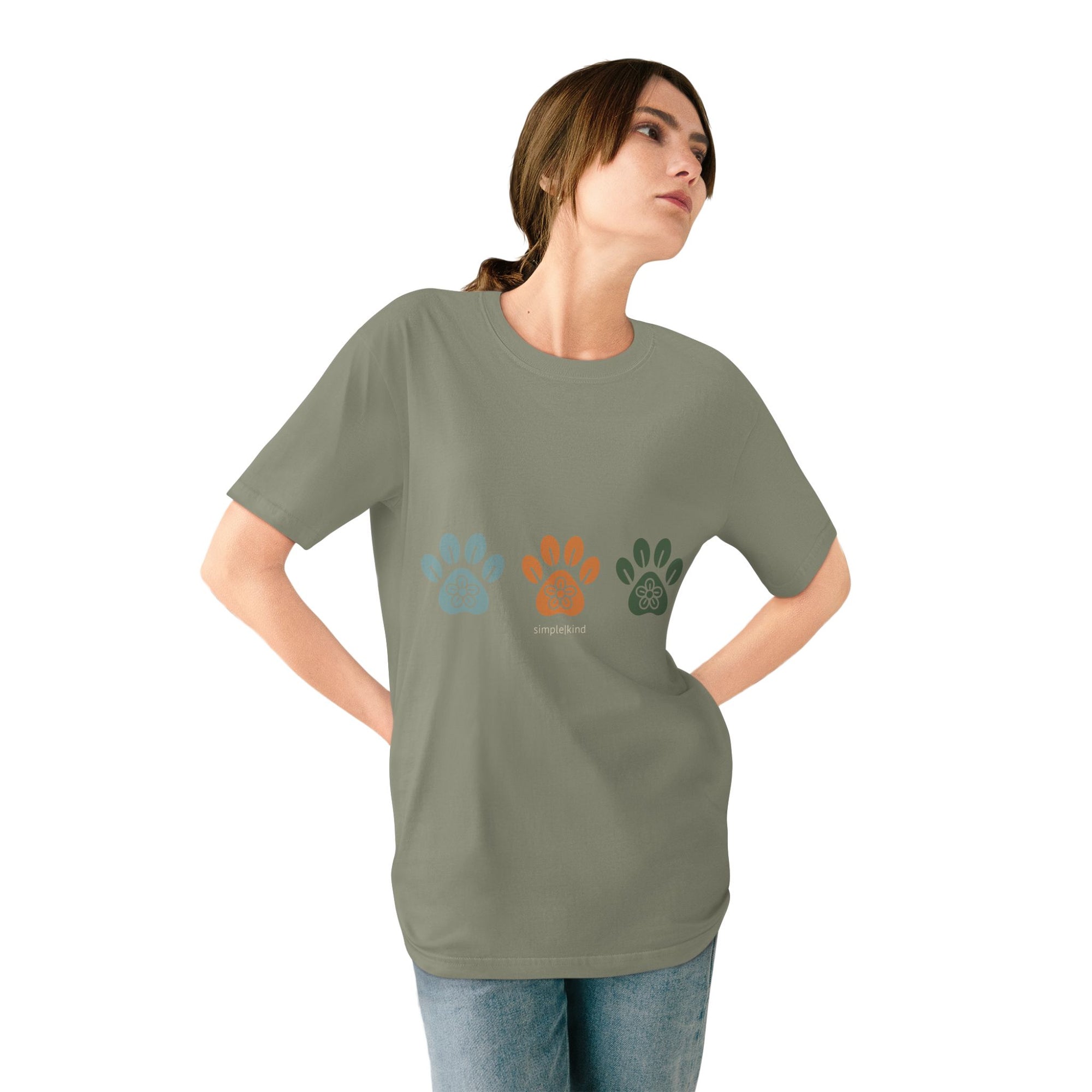 Simple Paws: Organic Cotton Unisex Tee