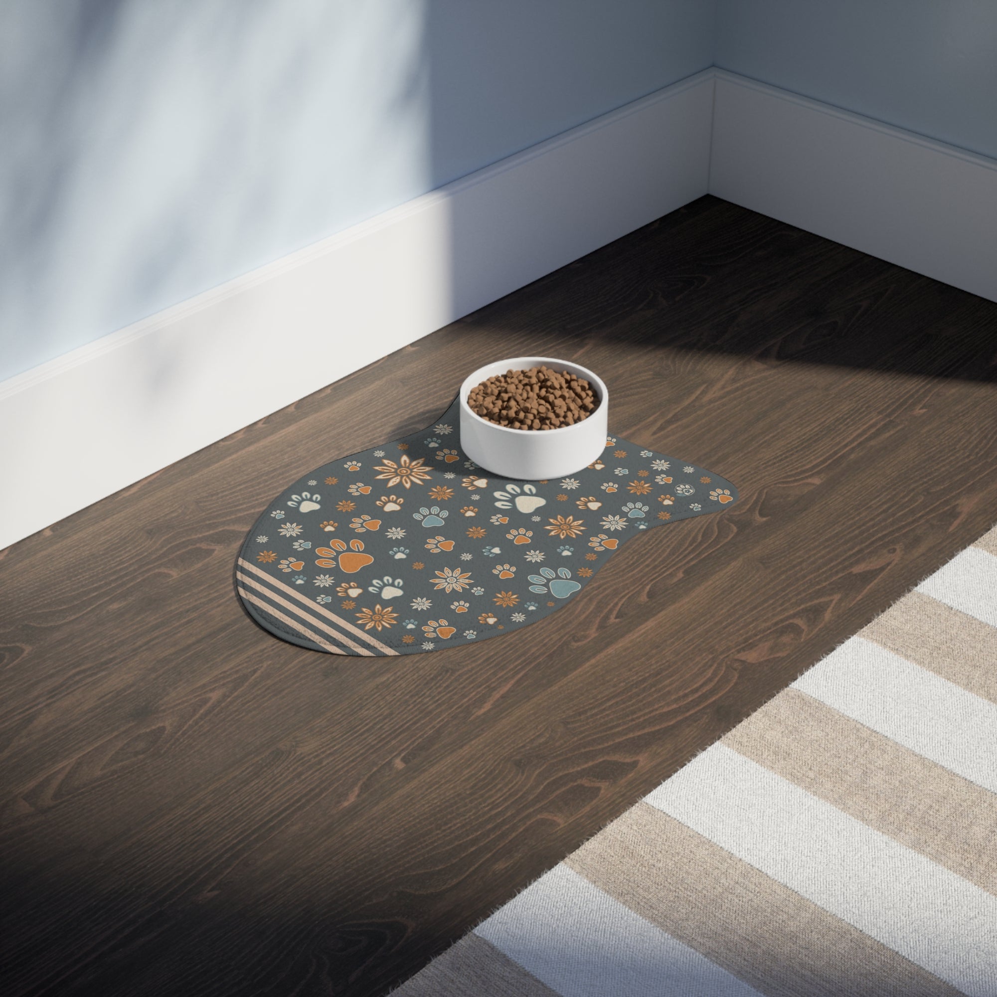 Wildbloom Walk: Fish / Bone Pet Feeding (or napping) Mat