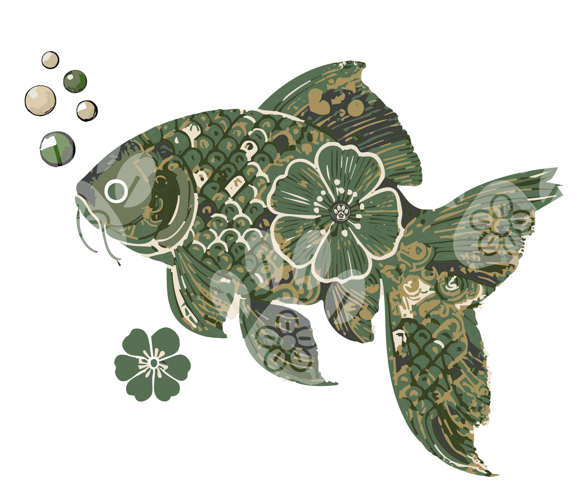 Fishionista: Right-Handed Mug